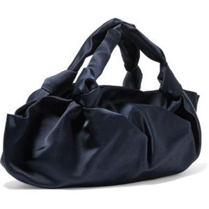 $1300 THE ROW MEDIUM ASCOT BAG NAVY SILK NEW TAGS